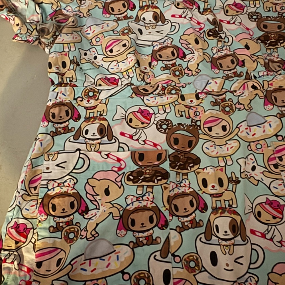 tokidoki Multicolor Character Print Blouse - Picture 2 of 7